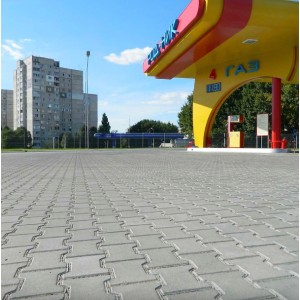 Тротуарна плитка Подвійне Т h 60 мм, сірий Тротуарна плитка Подвійне Т h 60 мм, сірий