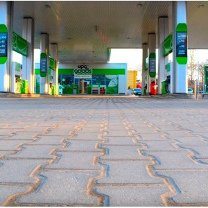 Тротуарна плитка Подвійне Т h 60 мм, сірий Тротуарна плитка Подвійне Т h 60 мм, сірий