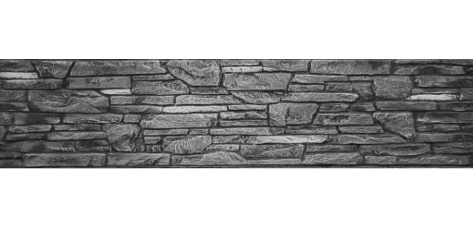 Європаркан односторонній карпатський камінь 2000х500 мм