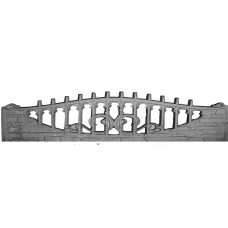 Європаркан односторонній  карпатський камінь ажур 2000х500 мм