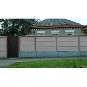 Європаркан цегла колота в канті 2000х500 мм