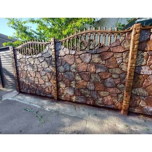 Європаркан односторонній пазл ажур 2000х500 мм Європаркан односторонній пазл ажур 2000х500 мм