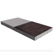 Тротуарна плитка Квадрат рифлена  h 50 мм, сіра