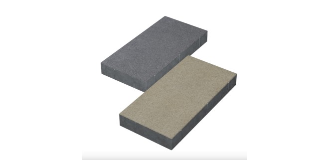 Тротуарна плитка Монблан h 60 мм, коричнева