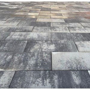 Тротуарна плитка Монблан h 60 мм, коричнева