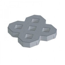 Тротуарна плитка Решітка h 80 мм, персикова