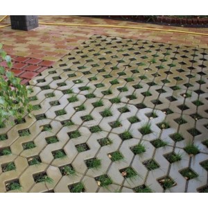 Тротуарна плитка Решітка h 80 мм, сіра