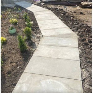 Тротуарна плитка 100х50 см, червона