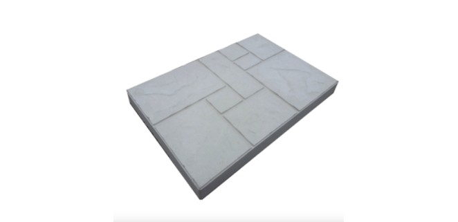 Тротуарна плитка 75х50 см, сіра Тротуарна плитка 75х50 см, сіра