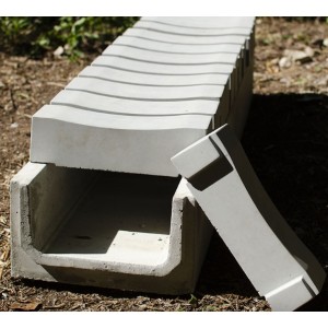 Водовідлив з кришкою 600х300х165 мм