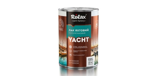 Лак яхтовий поліуретановий YACHT матовий 0,8 л