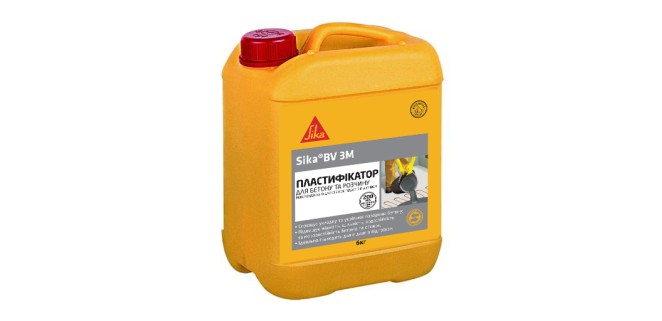 Пластифікатор для стяжки, теплої підлоги SIKA® BV 3M, 6 кг