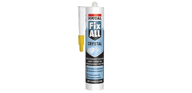 Клей-герметик Soudal Fix All Crystal 290 мл