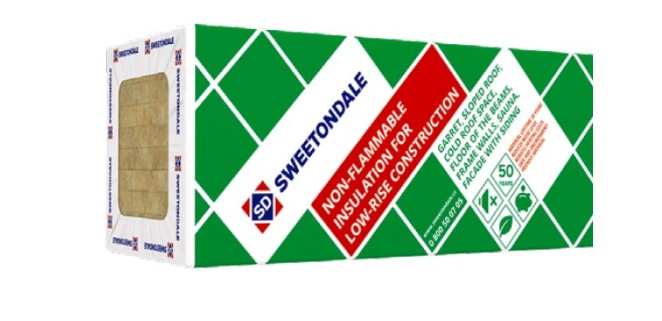 Базальтова вата Sweetondale ULTRAWOOL BRICK 45 8 плит, 1200x600х50 мм, 5,76 м²