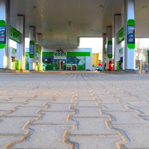 Плитка тротуарна Подвійне-Т h 8 см (сіра)