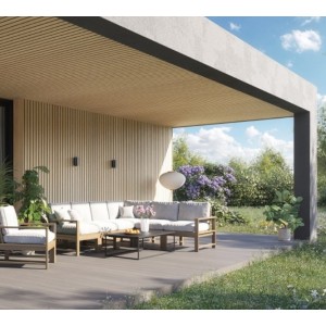 Панель фасадна VOX FRONTO MAX V-Black колір дуб 0,96 м2 