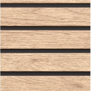 Панель фасадна VOX FRONTO MAX V-Black колір дуб світлий 0,96 м2 