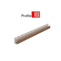 Планка J-trim S-15 VOX всі кольори (дуб, дуб медовий, дуб золотий, дуб вінчестер, дуб світлий, горіх) 3,05 м