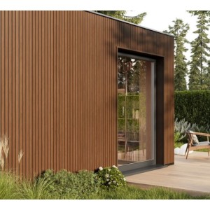 Панель фасадна VOX FRONTO MAX V-Black колір горіх 0,96 м2 