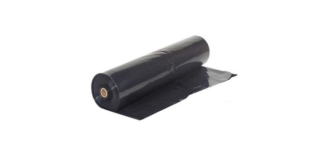 Плівка будівельна чорна п/е 150 мікрон