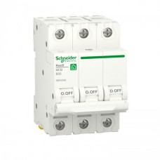 Автоматичний вимикач RESI9 Schneider Electric 50 А, 3P, крива В, 6кА