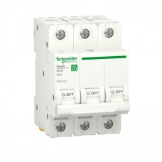 Автоматичний вимикач RESI9 Schneider Electric 32 А, 3P, крива В, 6кА