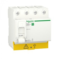 Диференційний вимикач навантаження Resi9 Schneider Electric 40 A, 30 мA, 4P, тип А