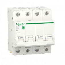 Автоматичний вимикач RESI9 Schneider Electric 32 А, 4P, крива В, 6кА