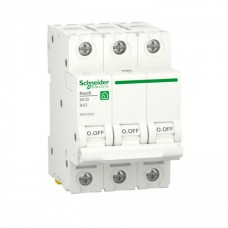 Автоматичний вимикач RESI9 Schneider Electric 63 А, 3P, крива В, 6кА