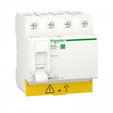 Диференційний вимикач навантаження Resi9 Schneider Electric 40 A, 30 мA, 4P, тип АС