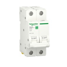 Автоматичний вимикач RESI9 Schneider Electric 25 А, 2P, крива С, 6кА