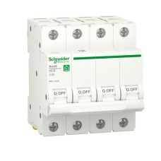 Автоматичний вимикач RESI9 Schneider Electric 25 А, 4P, крива С, 6кА