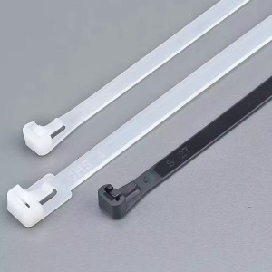 Стяжка кабельна нейлонова багаторазового використання біла CHS-202RT 4,6 мм, 100 шт Стяжка кабельна нейлонова багаторазового використання біла CHS-202RT 4,6 мм, 100 шт