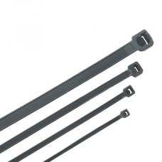 Стяжка кабельна нейлонова чорна 3,6х200 мм, 100 шт