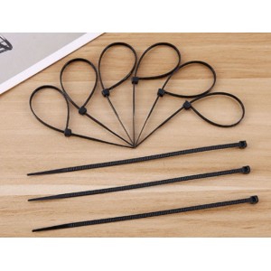 Стяжка кабельна нейлонова для внутрішніх робіт чорна 4,8х500 мм, 100 шт Стяжка кабельна нейлонова для внутрішніх робіт чорна 4,8х500 мм, 100 шт