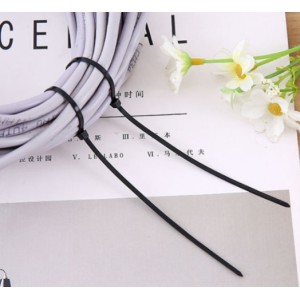 Стяжка кабельна нейлонова для внутрішніх робіт чорна 4,8х500 мм, 100 шт Стяжка кабельна нейлонова для внутрішніх робіт чорна 4,8х500 мм, 100 шт