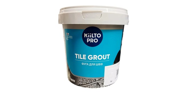Фуга Kiilto Pro Tile grout 11 природно-білий Замазка для швів 1–6 мм, 1 кг