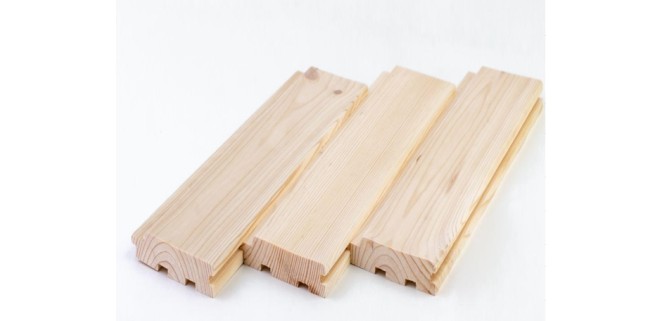 Вагонка двостороння безшовна сосна 14х135х3000 