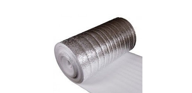 Утеплитель фольгированный толщина 3 мм, ширина 1 м (лавсан) Изолон