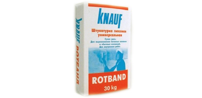 Knauf Rotband Штукатурка гіпсова універсальна 25 кг