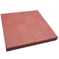 Тротуарна плитка Печиво 30*30 (червона) 