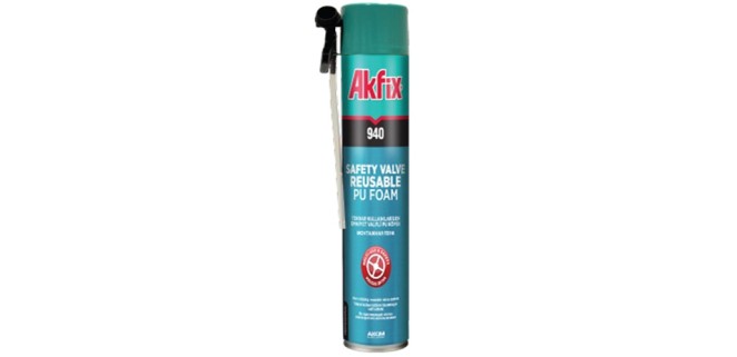 Пена Akfix 940 (многоразовый клапан) 850 мл