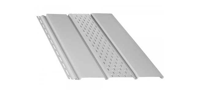 Софит белый с перфорацией Bryza 1,22 м.кв.