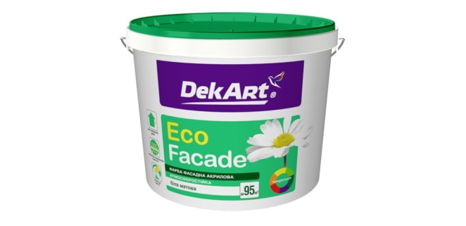 Краска фасадная DekART Eco Faсade 12,6 кг