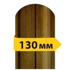 Євроштахетник металевий двусторонній printech Золотий  дуб, 0,43 мм