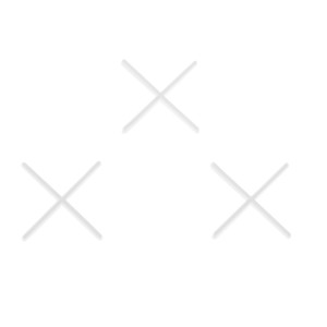 Хрестик для плитки дистанційний 2,0 мм Plitkom, 200 шт