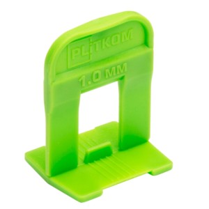 Кліпса системи вирівнювання плитки 1,0 мм PLITKOM, 500 шт