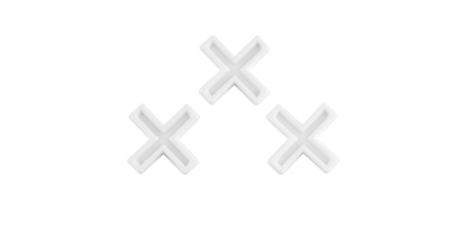 Хрестик дистанційний для клінкеру 6 мм Plitkom, 100 шт