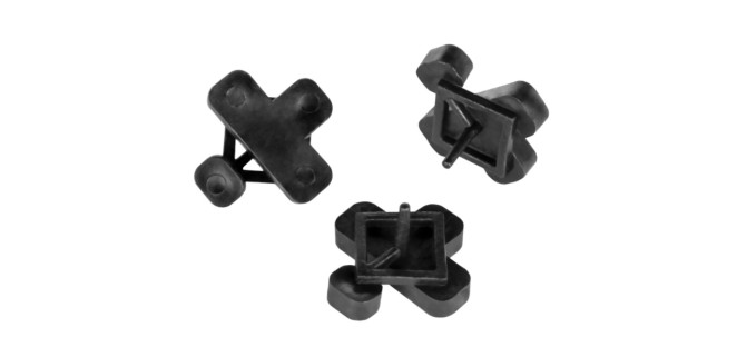 Хрестик з упором для плитки 10 мм Plitkom, 100 шт Хрестик з упором для плитки 10 мм Plitkom, 100 шт