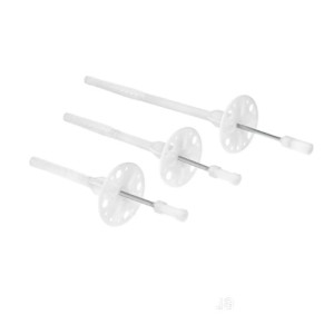 Дюбель для кріплення мінеральної вати з металевим стержнем та подовженою термоголовкою AMEX ATI/TZE 10х120